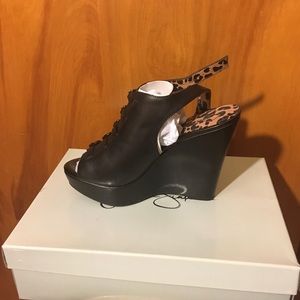 Black Wedge Heels by Jessica Simpson